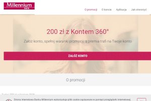 Millenium Bank Konto 360° w promocji