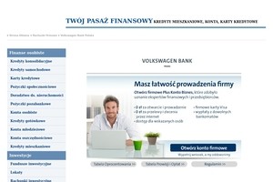 Volkswagen Bank Plus Konto Biznes